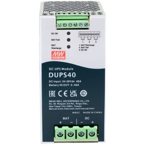 MEAN WELL DUPS40 switching power supply 24V 20A DC uninterruptible guide DC UPS module power supply Switching power supply