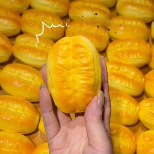 FANGAN Slow Rising Croissant Squishy Toy Sticky Hand Relax Slow Rebound Toy Birthday Gift Thick Sensory Fidget Ball For Students