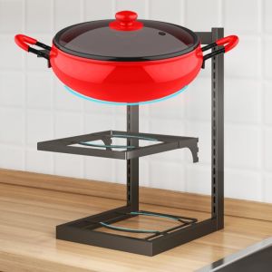 ชั้นวางเครื่องครัว ทรงสี่เหลี่ยม ชั้นวางใต้ซิงค์ ชั้นวางของห้องครัว ชั้นวางกระทะ ชั้นวางหม้อ ชั้นวางของใช้ ชั้นวางทั่วไป