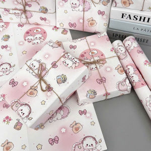 Set 6 tờ giấy gói quà sinh nhật giấy bọc sách vở dễ thương kích thước 50x70cm Giấy gói quà quốc tế thiếu nhi giấy gói quà tết giấy gói quà các dịp lễ giấy gói quà phát thưởng