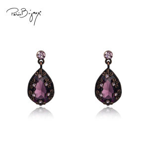 Versailles Earrings Embellished with Crystals Rhodium Plated