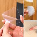 Double-sided transparent adhesive auxiliary paste strong seamless tile hook paste bathroom wall  P8028. 