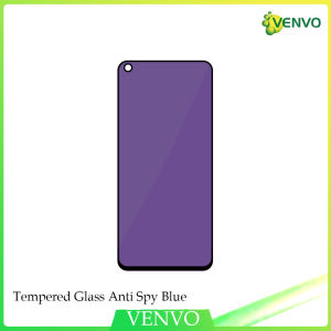 VENVO - Tempered Glass Anti Spy Blue Realme XT C21Y C25S GT Master GT Neo 3 Narzo Narzo 20 20 Pro 30A 50 2022 50 5G 50A 50A Prime 50i 50i Prime