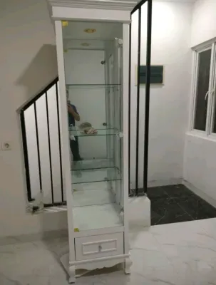 Lemari Hias /Pajangan Kristal Type 1 Pintu
