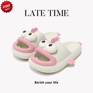 คู่ สวมใส่นอกบ้าน พื้นนุ่ม สําหรับใช้ในบ้าน ฤดูร้อน ในร่ม กุหลาบแดงทั้งตัว กันลื่น รองเท้าแตะปลา รองเท้าแตะ