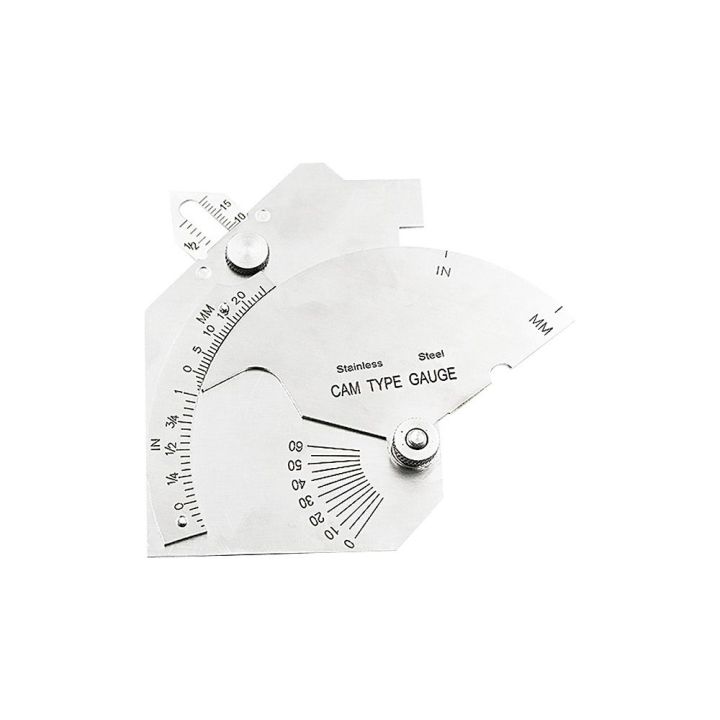 JUSTODO Inspection Ruler Bead Height Welding Weld Gauge Fillet Weld ...