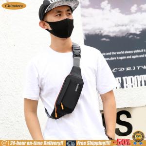 [Chinatera Brand Store]Casual Waterproof Chest Bag for Women Men with Multi-Pocket Design Ideal for Sports Outdoor Activities and Daily Commutes