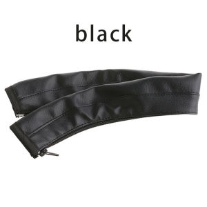 PU Leather Baby Stroller Handle Cover Durable Armrest Protective Cover with Zipper