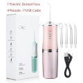 【⚡Ship from Manila】Portable Power Water Flosser Dental Water Floss for Teeth Water Pick for Teeth Cleaner Tartar Remover Electric Dental Floss Kit Tooth Cleaner Machine Waterproof Oral Irrigator with Detachable Reservoir Tooth Washer Remove Calculus. 