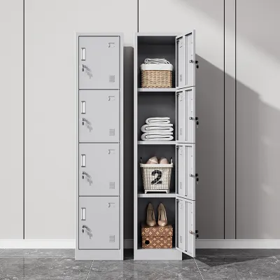 1/2/3/4/5 Door Steel Locker Cabinet Metal Home Cabinet Schoolbag Locker Office Cabinet High Steel Cabinet Locker