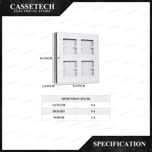 10 WAY SWITCH SOCKET METAL BOX SWITCHES ELECTRICAL WALL MOUNTED KOTAK SUIS BESI ELEKTRIK