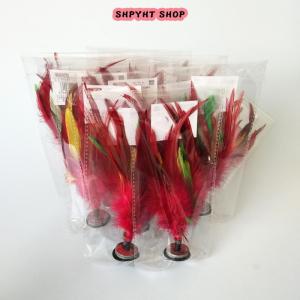 【BUY 1 TAKE 1】 Fitness Entertainment Colorful Feather Shuttlecock China Jianzi Foot Kick Hand Wheel Fancy Chicken Feather Shuttlecock