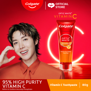NEW Colgate Optic White Vitamin C Whitening Toothpaste 80g