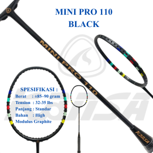 KANSA Mini Pro Training Racket Professional Mini Frame (100% ORIGINAL) Badminton Training Racket Kansa Series 35Lbs