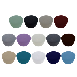 Wrinkle frees Elastic Slipcover Protective Ottoman Cover for Round Ottoman Footstool in Classical Multifunction Designs