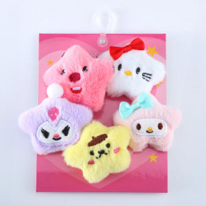 shoes charm cross set Shoe Buckle Hole Shoe Accessories set Plush Doll Kuromi Fashion Shoes Accessories