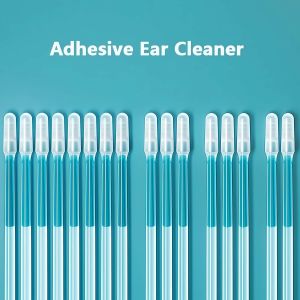 24pcs/box Disposable Sticky Ear Swabs Pick Reusable Ear Cleaner Soft Ear Wax Removal Tool Earwax Remover For Olders Adult Kid