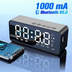 GO Bannixing Jam Alarm Clock with Bluetooth Active Speaker TF AUX FM - G50