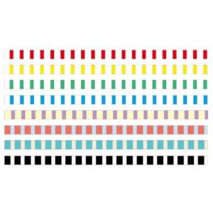 LEIFNYDI 8 Rolls 8 ม้วน เทปตกแต่งงานศิลปะ กระดาษ ทำเอง เทปกาวกริด คาวาอี้ ตกแต่ง โรลสติ๊กเกอร์ ตกแต่งสมุดบันทึก