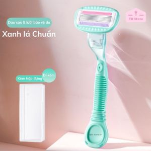Dao cạo Maycreate có bọc bảo vệ chống tổn thương da 5 lưỡi 360 độ phù hợp da nhạy cảm