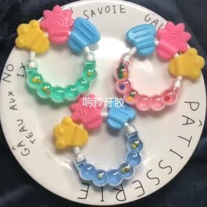 Mumystation Mainan Rattle Genggam Bayi Plastik Dengan Teether Gelatin