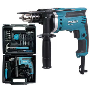 MAKITA M8103KX2B KHOAN BÚA ĐA NĂNG 13MM VÀ 26 MÓN PHỤ KIỆN MAKITA CHÍNH HÃNG (M8103KX2B)