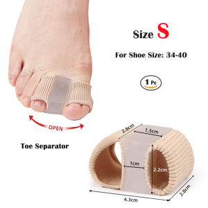 Bunion Relief Sleeve Big Toe Corrector Silicone Toe Spacer Socks Toe Alignment Brace Hallux Valgus Splint Comfortable Day Night Support