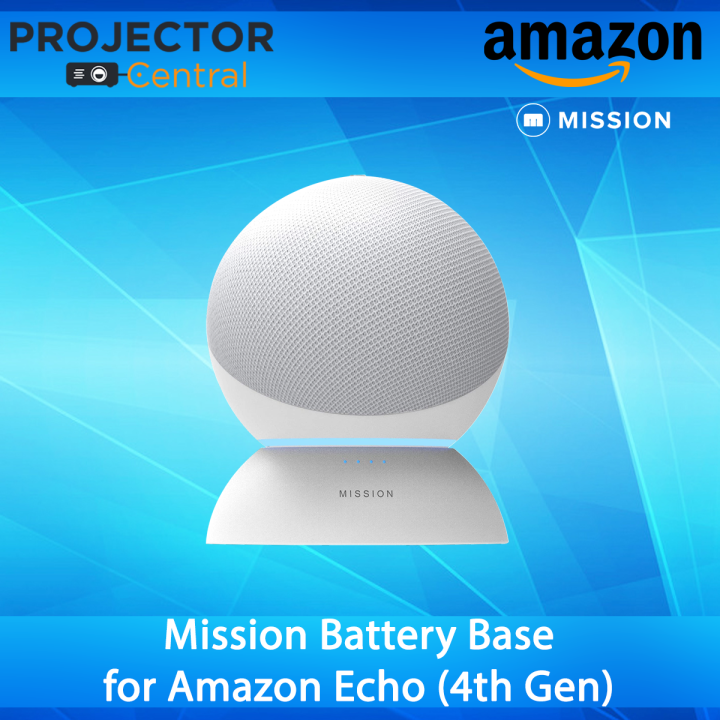 Made for  Battery Base, in Black for Echo Dot (4th generation) Not  compatible with previous generations of Echo or Echo Dot (1st Gen, 2nd Gen