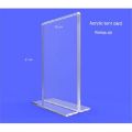 acrylic tent holder / akrilik tent card A5 tempat brosur Meja. 