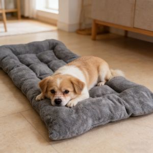 Plush Dog Bed Sofa Thickened Super Soft Polyester Pet Mat Dog Crate Mat Bed For Small Medium Large Dog Bed2026