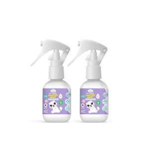 Lynn Organic Sanitizer Pocket Foggy 50 -ml เด็กกดได้ อ่อนโยนเทียบเท่านมแม่ 💜 ฆ่าเชื้อไร้แอล 0+