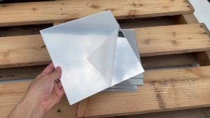 200x200mm Square Self Adhesive Silver Acrylic MirrorNon Glass Safety Mirror for Classroom Baby Kids Playroom Home Wall Decor