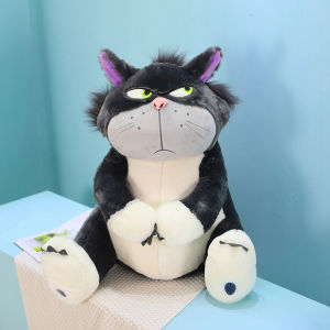 New Cartoon Bow Tie Lucifer Large Size Plush Toy Kawaii Stuffed Doll Childrens Gift Cute Sleeping Partner Room Decoration Doll