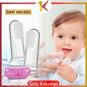 SK-C866 Sikat Gigi Bayi Bahan Silikon Baby Finger Toothbrush Lembut Pack Kotak / Sikat Lidah Bayi New Born Pembersih Mulut Bayi