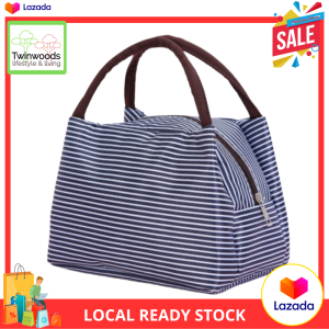 Fashion Lunch Box Bag Portable Insulated Thermal Food Meal Grocery Storage Tote Case Picnic Lunch Bag (1pc)