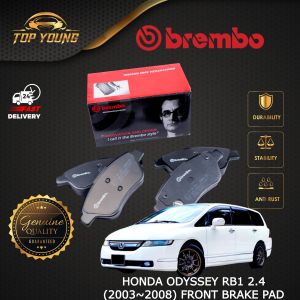 BREMBO ODYSSEY RB1 2.4 (2003~2008) FRONT (DEPAN) BRAKE PAD ORGINAL