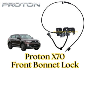 (ORI! READY STOCK) PROTON X70 Front Bonnet Lock with Cable Engine Hood Lock Geely