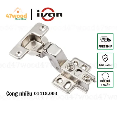 Bản lề cửa tủ bản lề bật hơi IVAN giảm chấn 3 kiểu - Phụ kiện nội thất 47wood