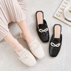 (พร้อมส่ง) รองเท้าคัทชูผู้หญิง รองเท้าเปิดส้น สร้อยมุก ใหม่ พร้อมส่ง งานสวยมากค่า รองเท้าคัทชู รองเท้าคัทชู ผู้หญิง - Lazada