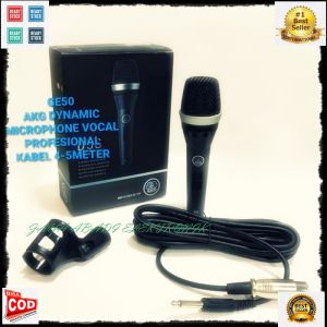 G50 AKG FIRTS CLASS MIC KABEL METER KARAOKE LEGENDARY DYNAMIC MIKROPON MIK MICROPHONE CARDIOID VOCAL