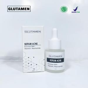 Glutamen Serum Acne Pelembab & Anti-Bakteri untuk Kulit Kusam