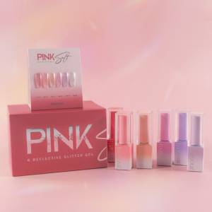 [ Mayour ] Set sơn gel Thạch nhũ Flash cao cấp Hàn quốc Pink Salt Glitter với 6 màu nhũ cực đẹp trong suốt sáng bóng lấp lánh