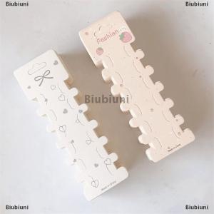 [COD] Biubiuni 50 cái kẹp tóc dài thẻ giấy hairband thẻ hiển thị cho DIY tóc trang sức đóng gói tóc Clip hairband Vòng đeo tay Giá bán lẻ tag