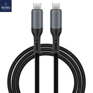 WIWU 240W PD Type C Cord USB 4.0 Cable USB Type C to USB C Cable Cord Wire Compatible with MackBook iPad Galaxy Laptop