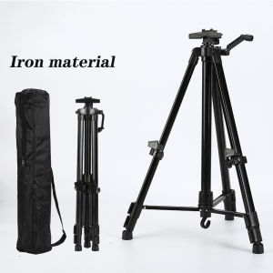 Foldable Artist Easel Sketch Stand Adjustable 50-150CM Metal Display Easel Painting Drawing Stand with Carrying Bag Art Supplies