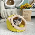 📢Ready Stock📢Washable Pet Bed Cat Bed Large Size Soft Kennel Bed Cotton Cat Bed with Toy Kucing Bed sarang kucing 宠物狗床猫窝. 