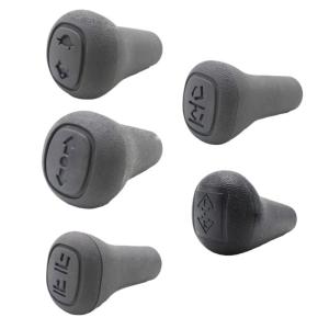 Ergonomic Forklift Leverage Knob Set 5pcs for Seamless Operation and Increased Workspaces Efficiency Easy Installation