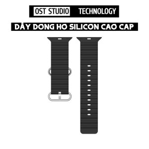 Dây Đeo Đồng Hồ Bằng Cao Su Cao Cấp Chống Bẩn Thiết Kế Thể Thao Dành Cho Đồng Hồ Thông Minh. Dây Đồng Hồ Silicon