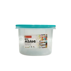 (3PCS) Toples Asahi 1000ml - toples bawang goreng - kacang - kacangan toples persegi ukuran S - CLIOPLASTICS