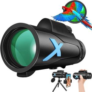 Kính Thiên Văn Một Mắt Kính Thiên Văn Một Mắt HD Ống Nhòm Điện Thoại Di Động Ống Kính Chống Nước Với Giá Đỡ & Chân Máy Để Leo Núi Ngắm Chim Săn Bắn Hòa Nhạc Trò Chơi Bóng Đá Du Lịch